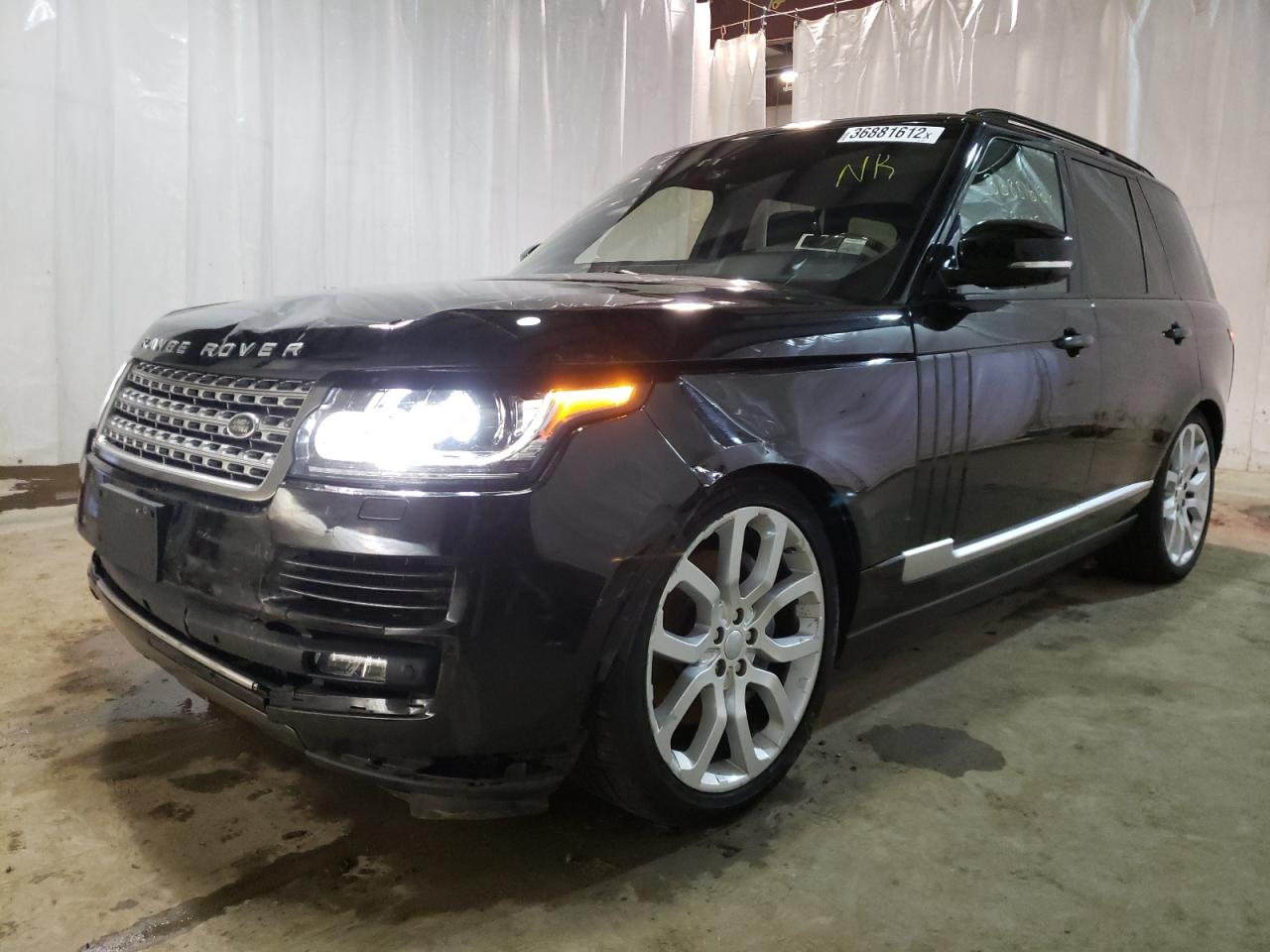 Photo 2 from auction – 2016 LAND ROVER RANGE ROVE with VIN SALGS2EF9GA248035