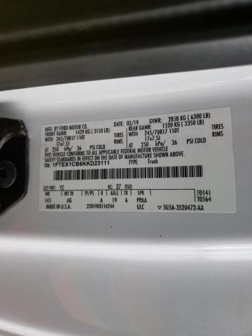 Photo 10 from auction – 2019 FORD F150 SUPER with VIN 1FTEX1CB6KKD23111