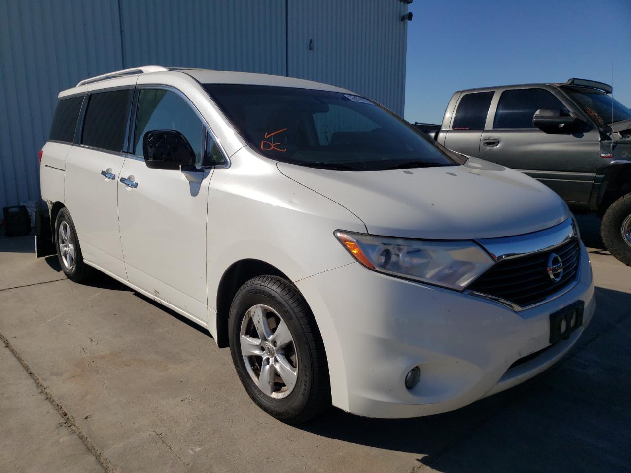 NISSAN QUEST S 2012 with VIN JN8AE2KP7C9033691 - Photo from auction