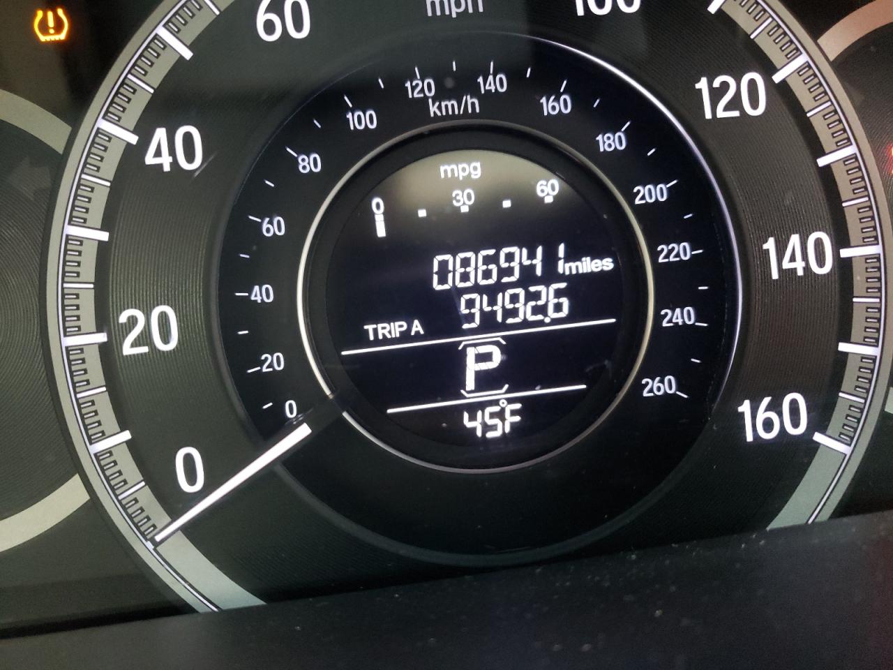 Photo 8 from auction – 2016 HONDA ACCORD EX with VIN 1HGCR2F78GA012583
