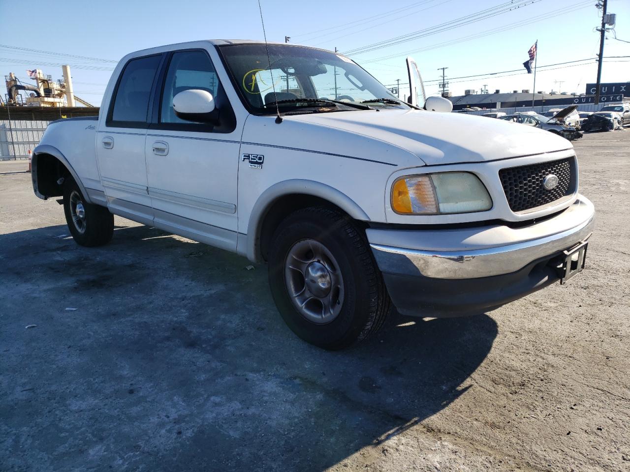 FORD F150 SUPER 2002 with VIN 1FTRW07L02KE33489 - Photo from auction
