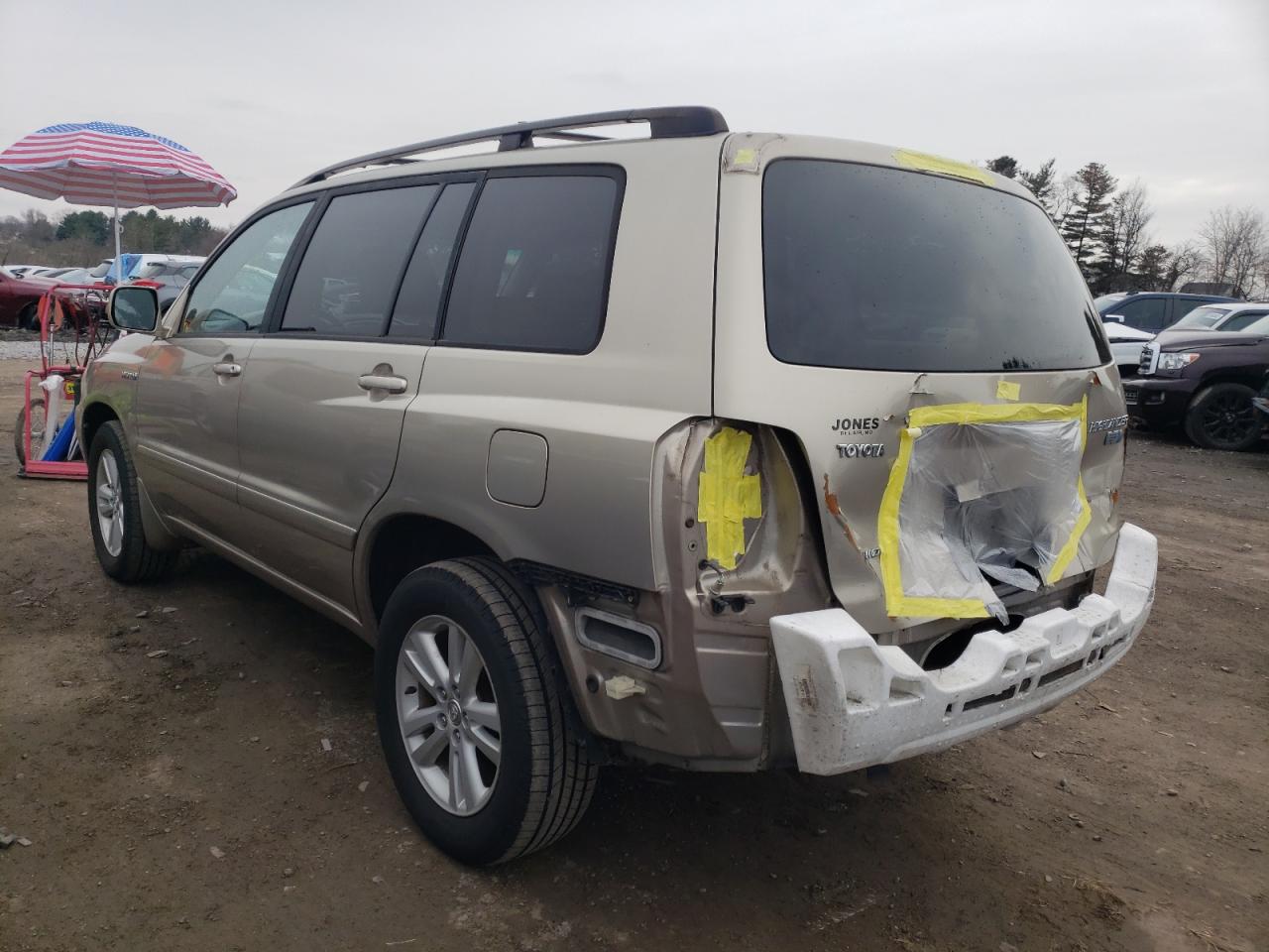 Photo 3 from auction – 2007 TOYOTA HIGHLANDER with VIN JTEHW21A870042006
