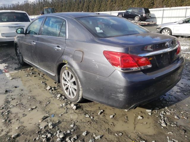 Photo 3 from auction – 2011 TOYOTA AVALON BAS with VIN 4T1BK3DB1BU423838