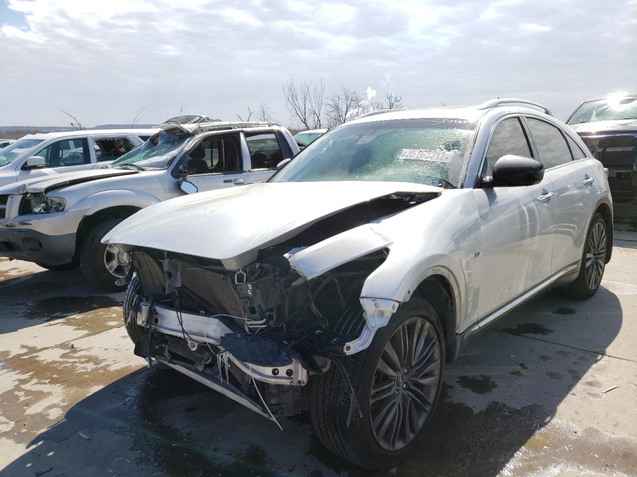 Photo 2 from auction – 2017 INFINITI QX70 with VIN JN8CS1MW6HM414064
