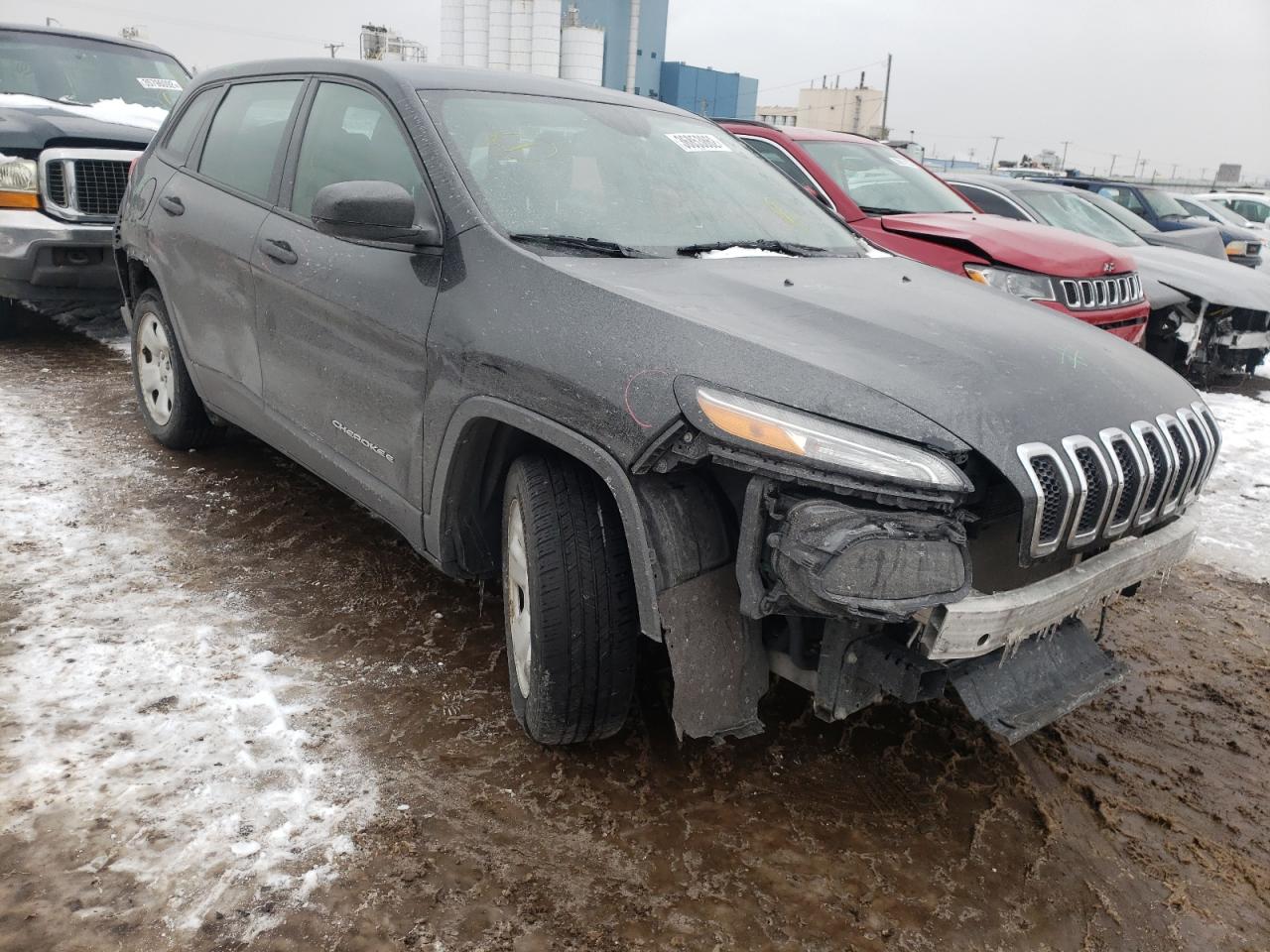 JEEP CHEROKEE S 2015 with VIN 1C4PJLAB1FW762336 - Photo from auction