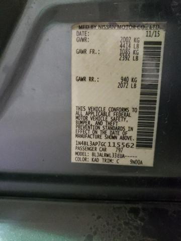 Photo 10 from auction – 2016 NISSAN ALTIMA 3.5 with VIN 1N4BL3AP7GC115562