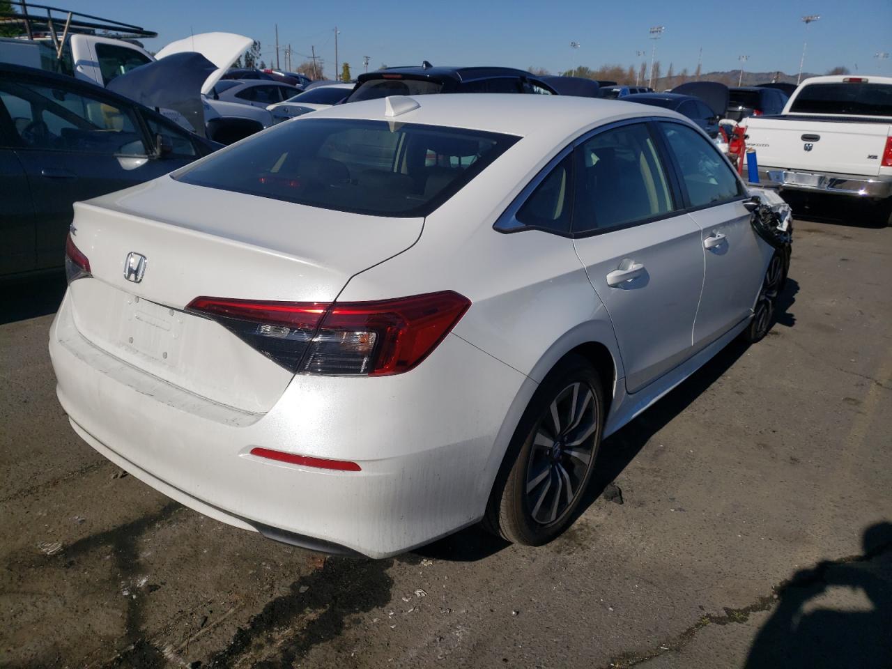 Photo 4 from auction – 2022 HONDA CIVIC EX with VIN JHMFE1F71NX003721