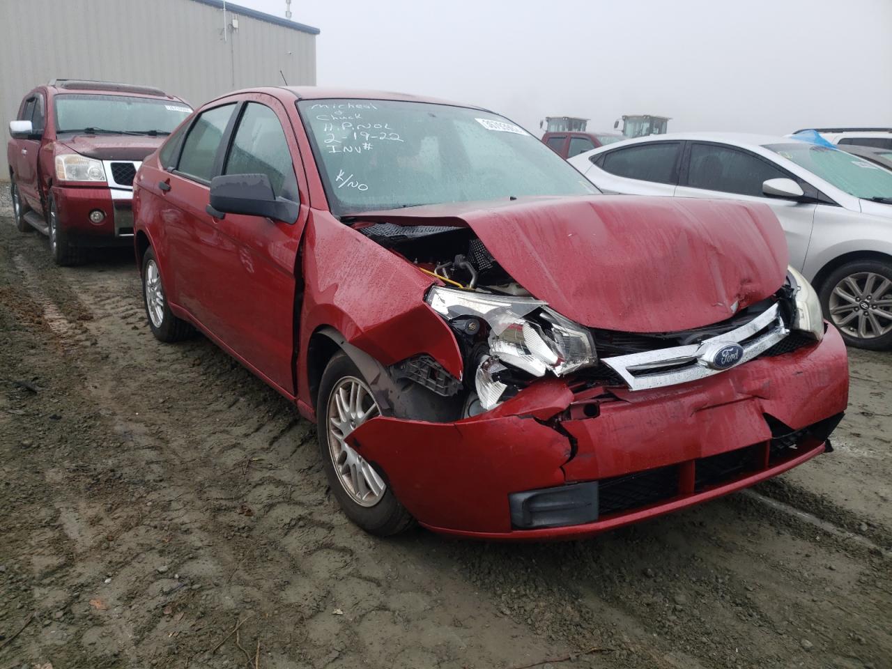 FORD FOCUS SE 2010 with VIN 1FAHP3FNXAW210273 - Photo from auction