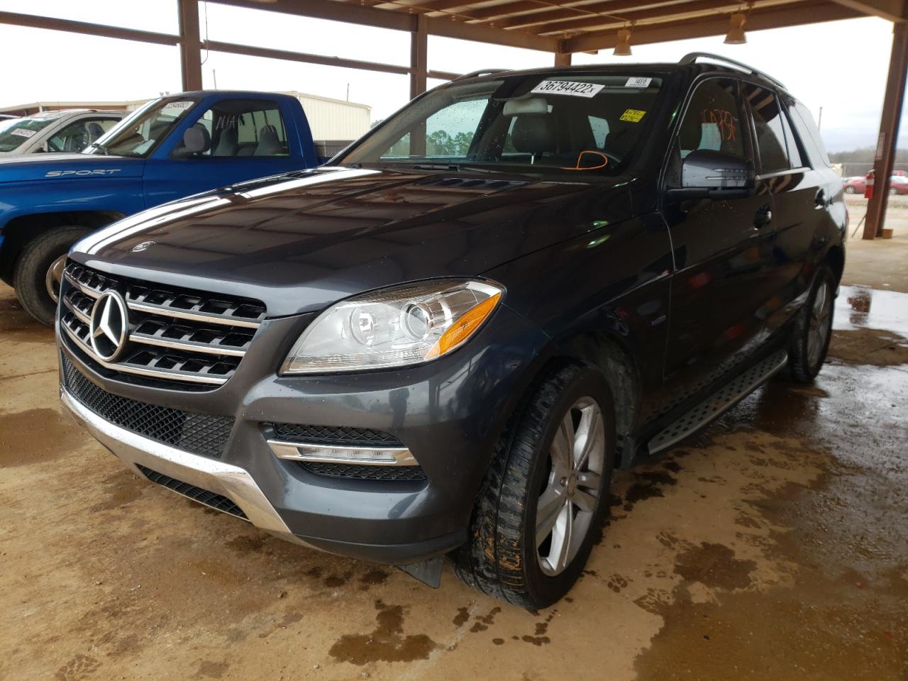 Photo 2 from auction – 2012 MERCEDES-BENZ ML 350 BLU with VIN 4JGDA2EB0CA025186