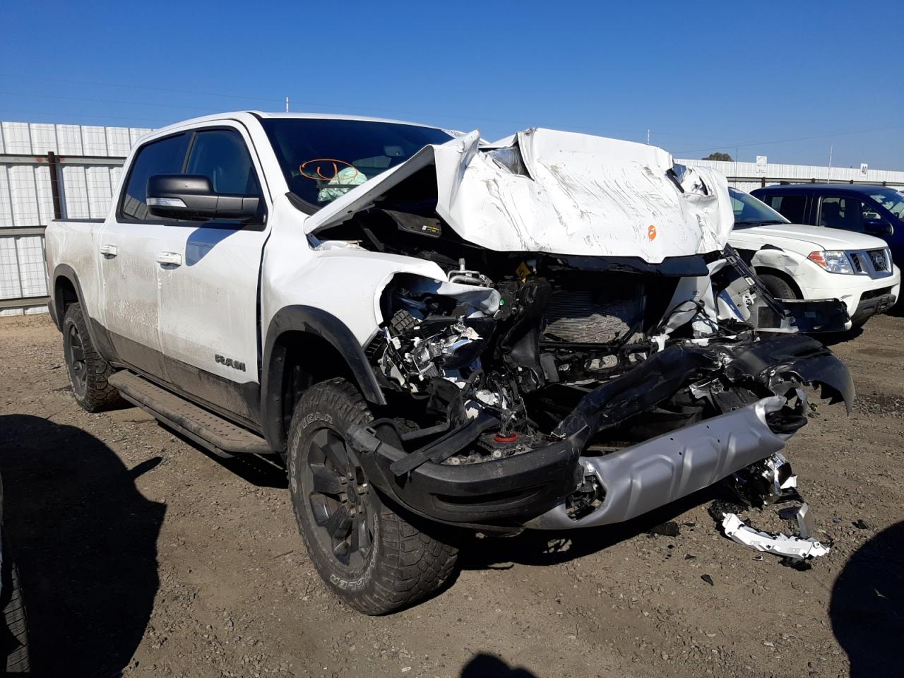 Photo 1 from auction – 2020 RAM 1500 REBEL with VIN 1C6SRFLTXLN169092