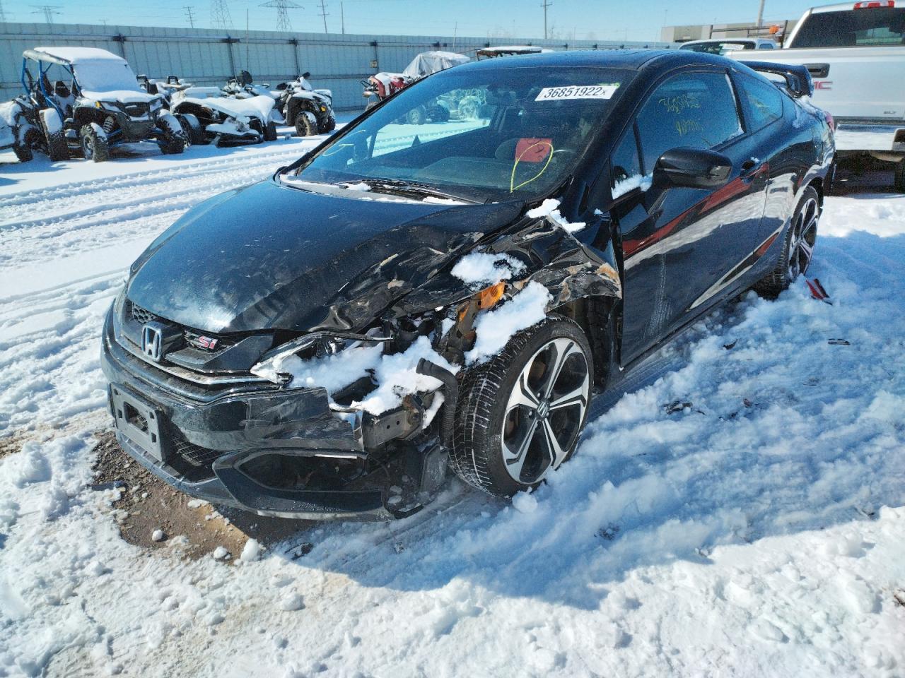 Photo 2 from auction – 2015 HONDA CIVIC SI with VIN 2HGFG4A58FH704668