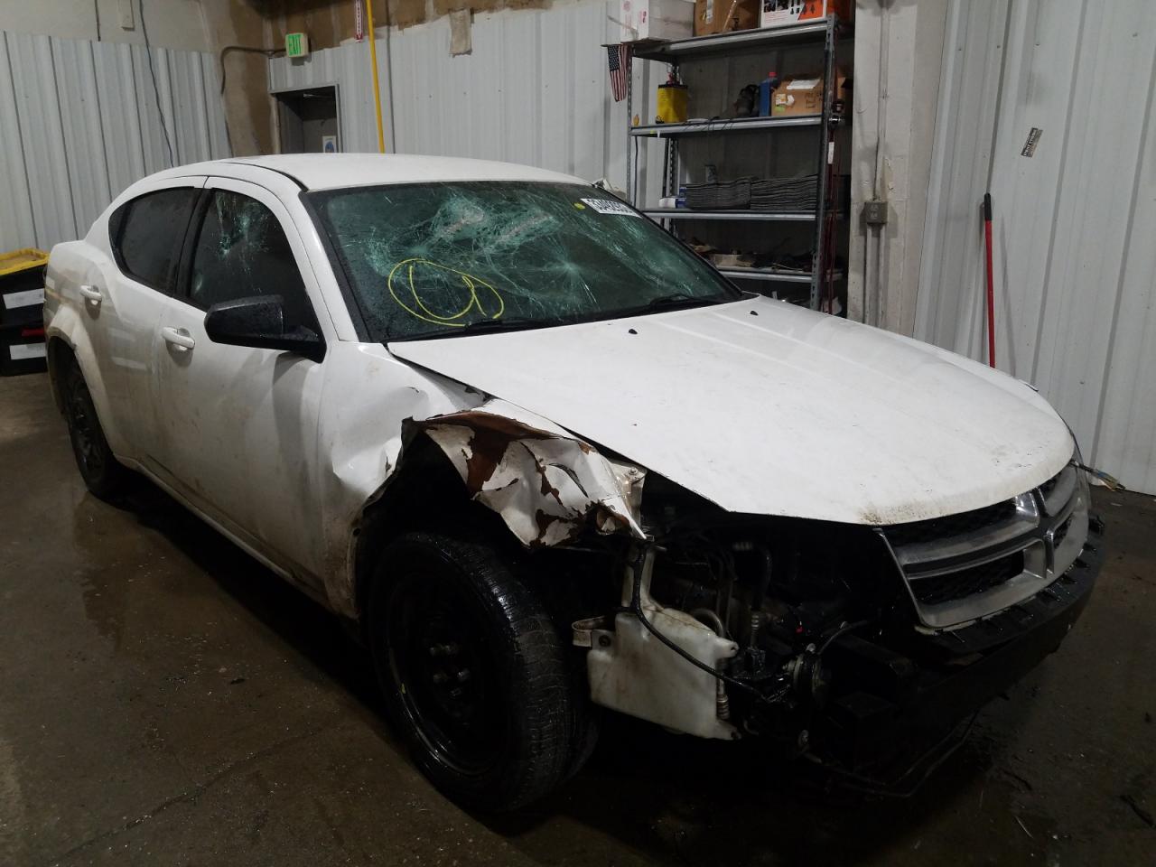 DODGE AVENGER SE 2014 with VIN 1C3CDZAB0EN169455 - Photo from auction