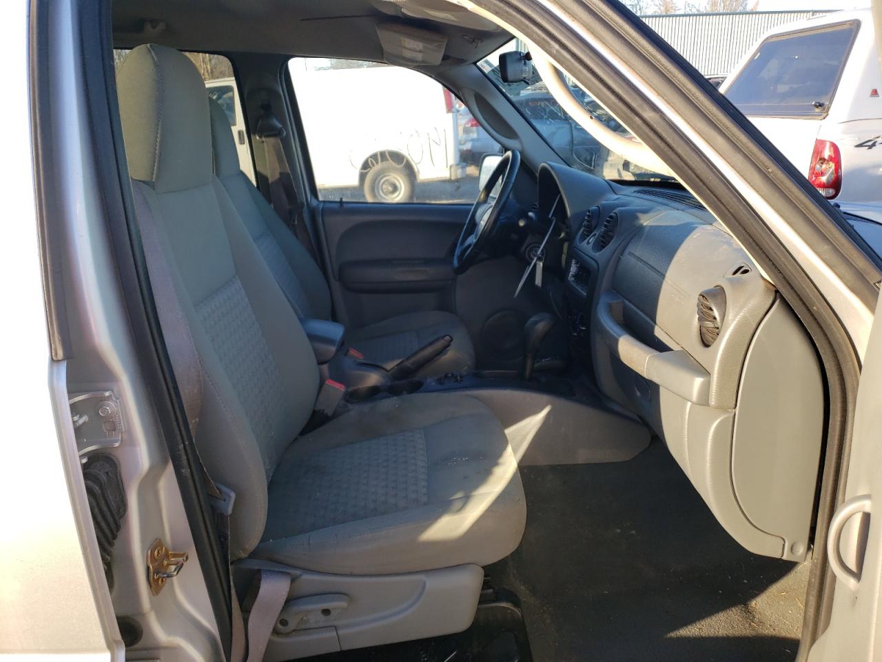Photo 5 from auction – 2007 JEEP LIBERTY SP with VIN 1J4GL48K57W630701