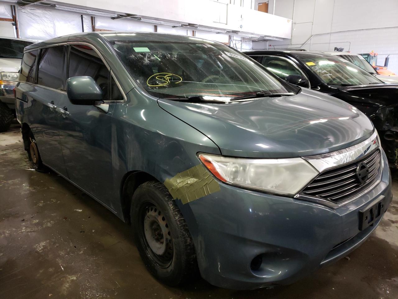 Photo 1 from auction – 2012 NISSAN QUEST S with VIN JN8AE2KP5C9036377
