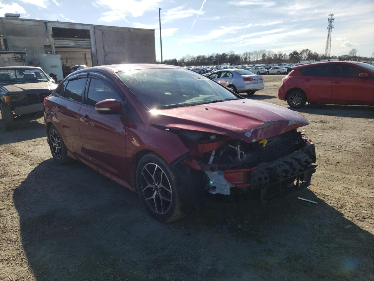 FORD FOCUS SE 2016 with VIN 1FADP3F21GL296846 - Photo from auction