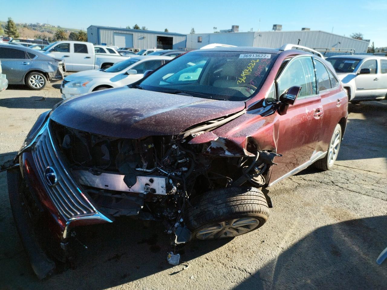 Photo 2 from auction – 2015 LEXUS RX 450H with VIN 2T2BC1BA5FC008522