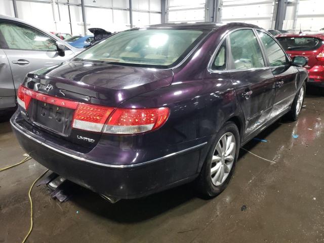 Photo 4 from auction – 2007 HYUNDAI AZERA SE with VIN KMHFC46F97A173763