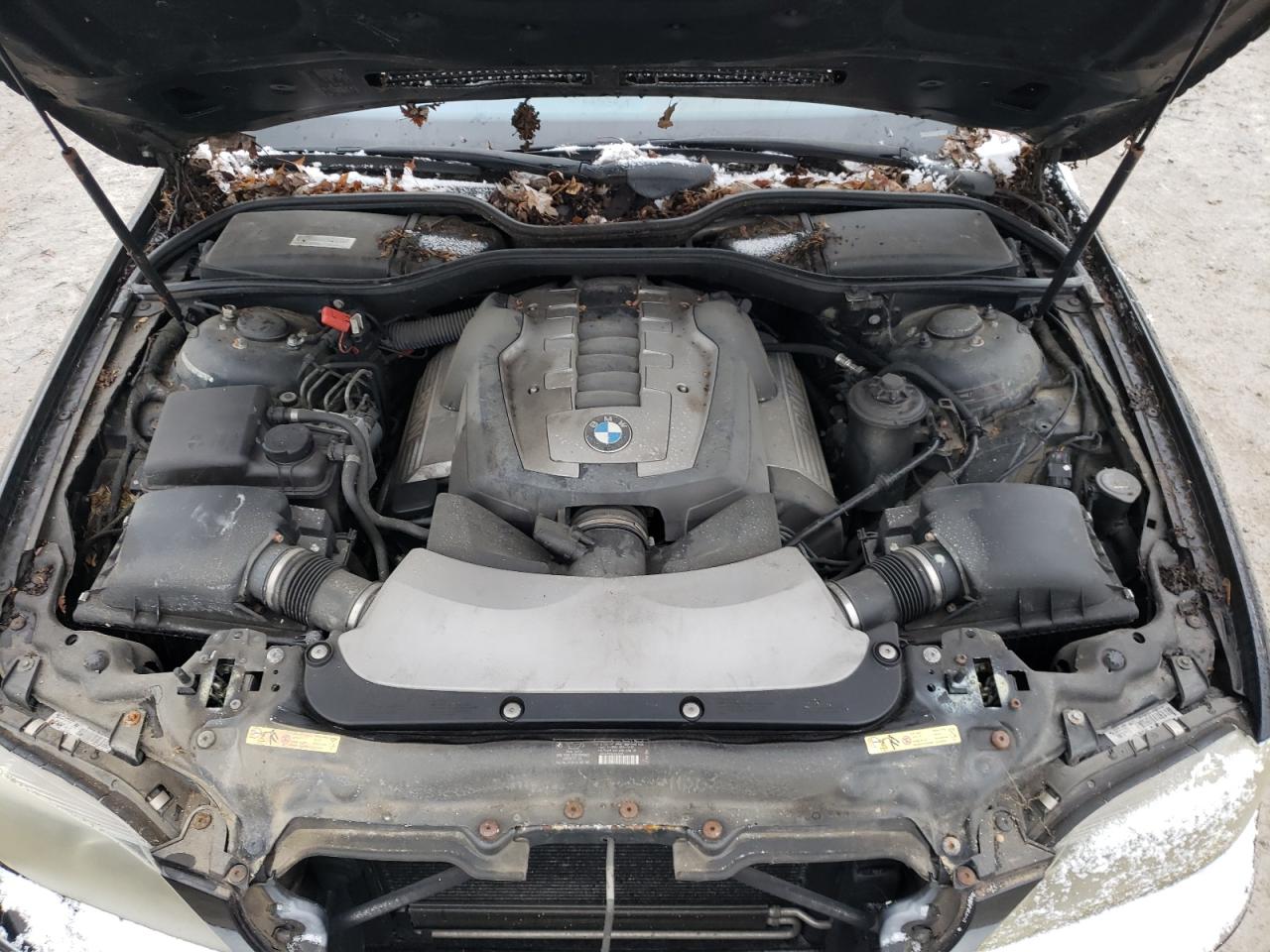 Photo 7 from auction – 2006 BMW 750 LI with VIN WBAHN83576DT26757