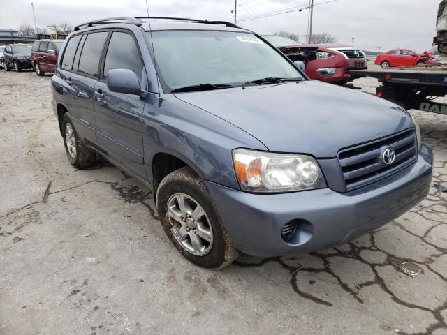 TOYOTA HIGHLANDER 2006 with VIN JTEDP21A160105537 - Photo from auction