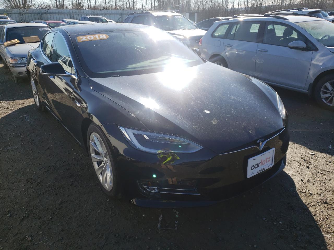 TESLA MODEL S 2018 with VIN 5YJSA1E25JF285495 - Photo from auction