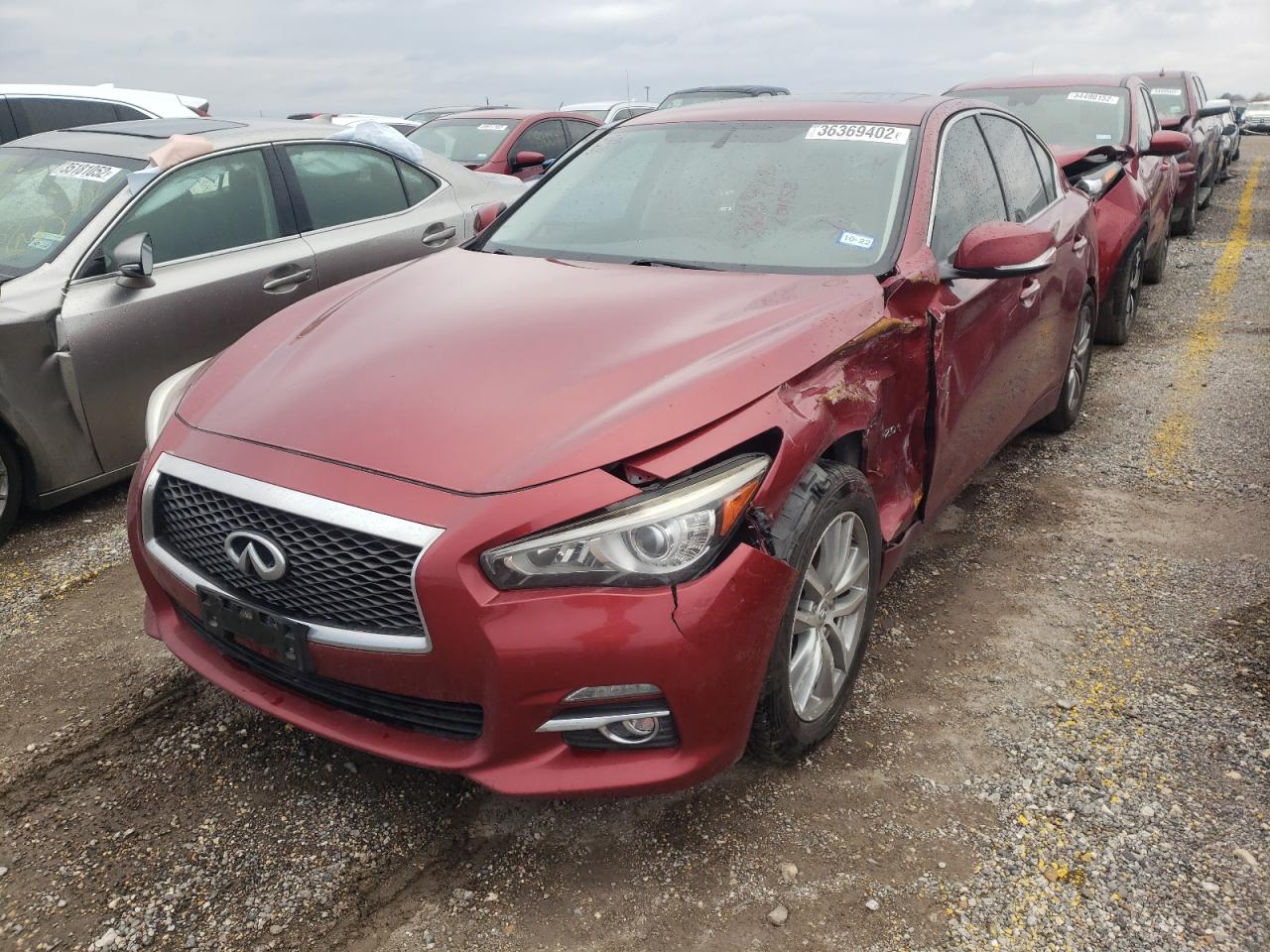 Photo 2 from auction – 2016 INFINITI Q50 BASE with VIN JN1CV7AP1GM201155