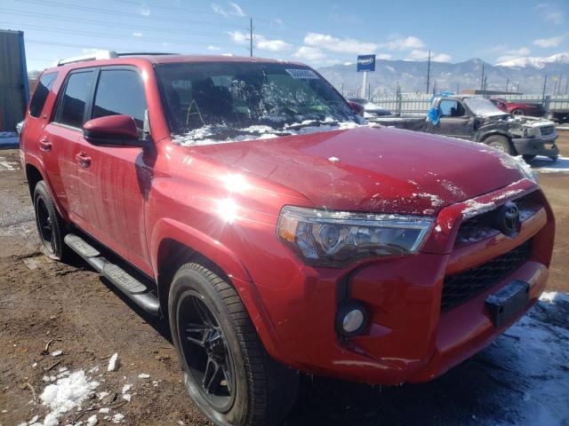 TOYOTA 4RUNNER SR 2016 with VIN JTEBU5JR2G5309632 - Photo from auction