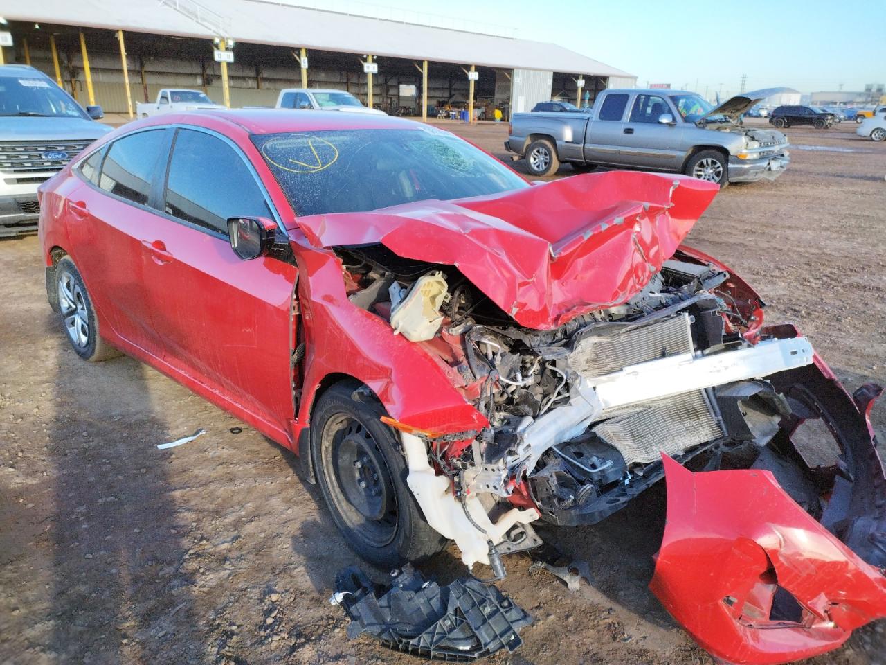 HONDA CIVIC LX 2018 with VIN 2HGFC2F52JH583055 - Photo from auction