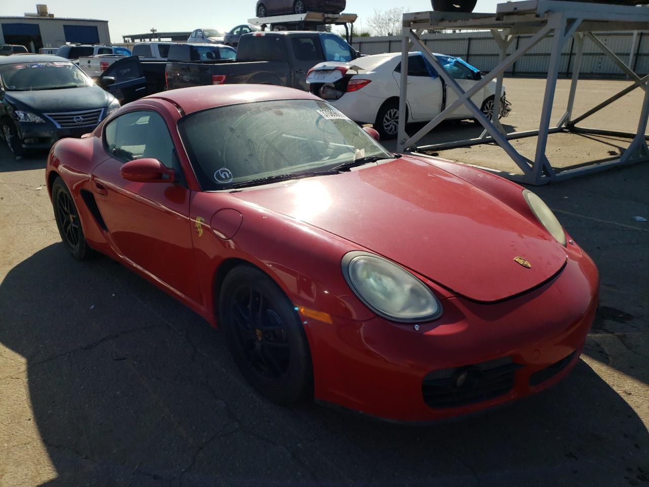 PORSCHE CAYMAN 2008 with VIN WP0AA29828U760232 - Photo from auction