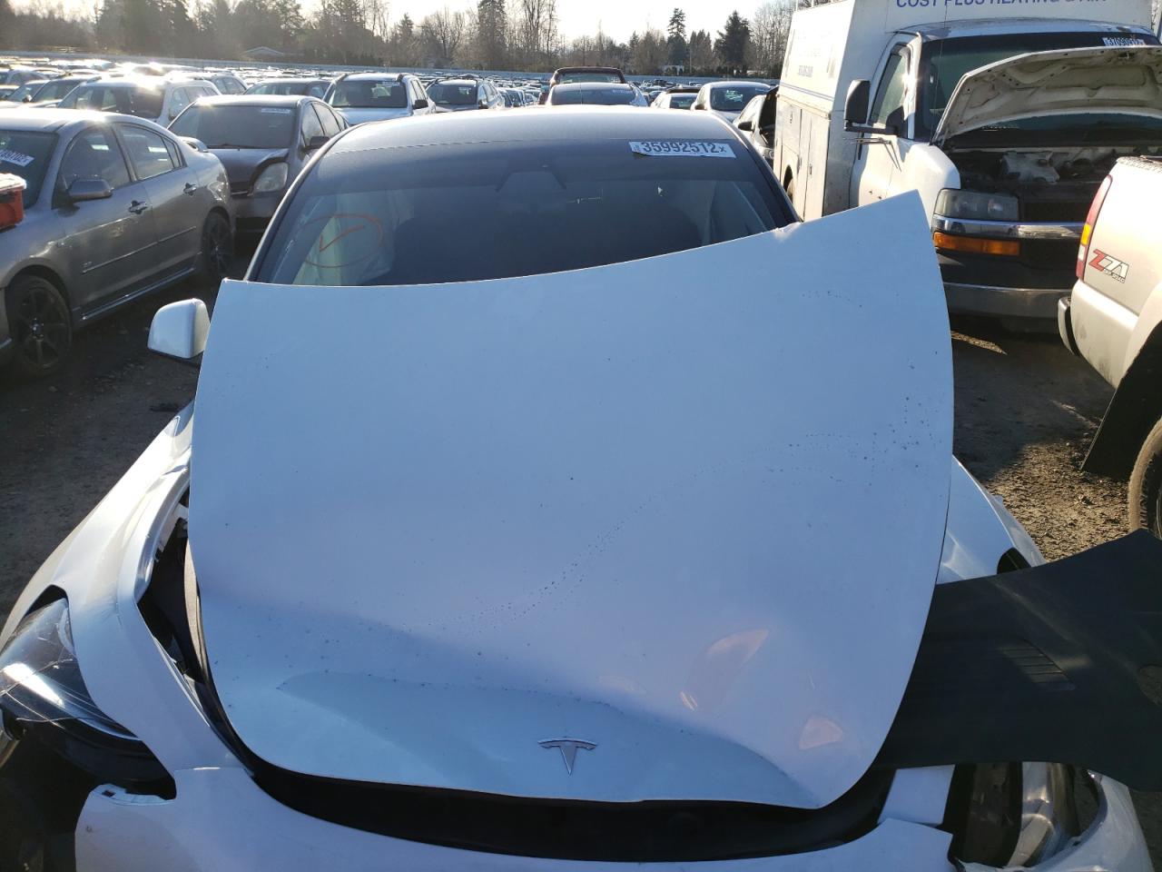 Photo 7 from auction – 2021 TESLA MODEL Y with VIN 5YJYGDEE0MF090221