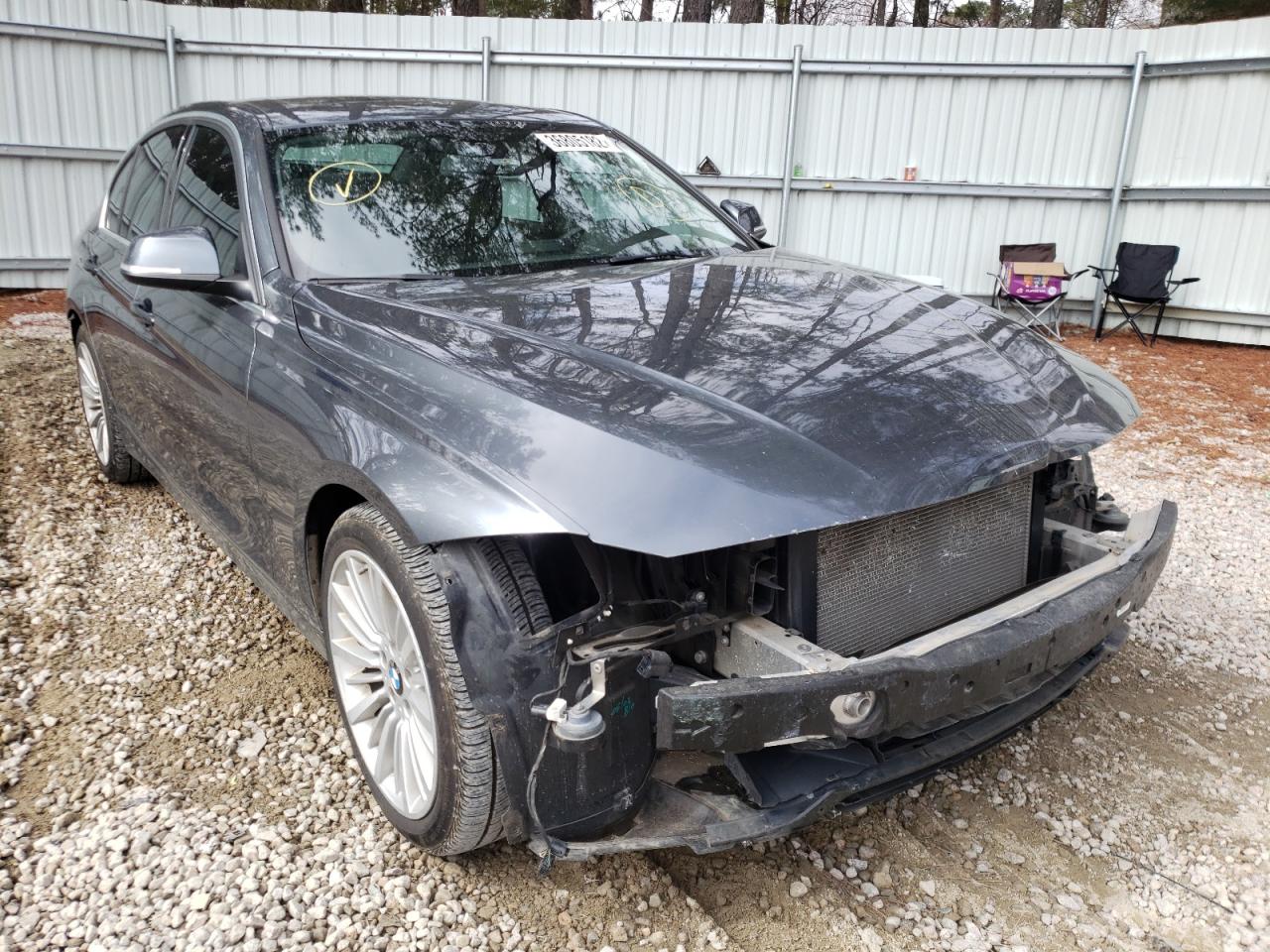 BMW 328 I 2015 with VIN WBA3A5G54FNS86713 - Photo from auction