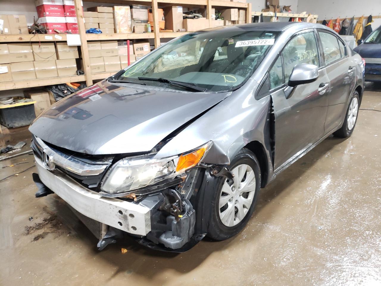 Photo 2 from auction – 2012 HONDA CIVIC LX with VIN 19XFB2F55CE327864