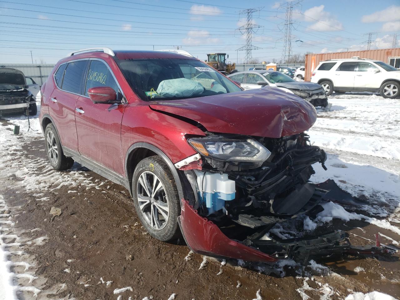 NISSAN ROGUE S 2019 with VIN 5N1AT2MV7KC845552 - Photo from auction
