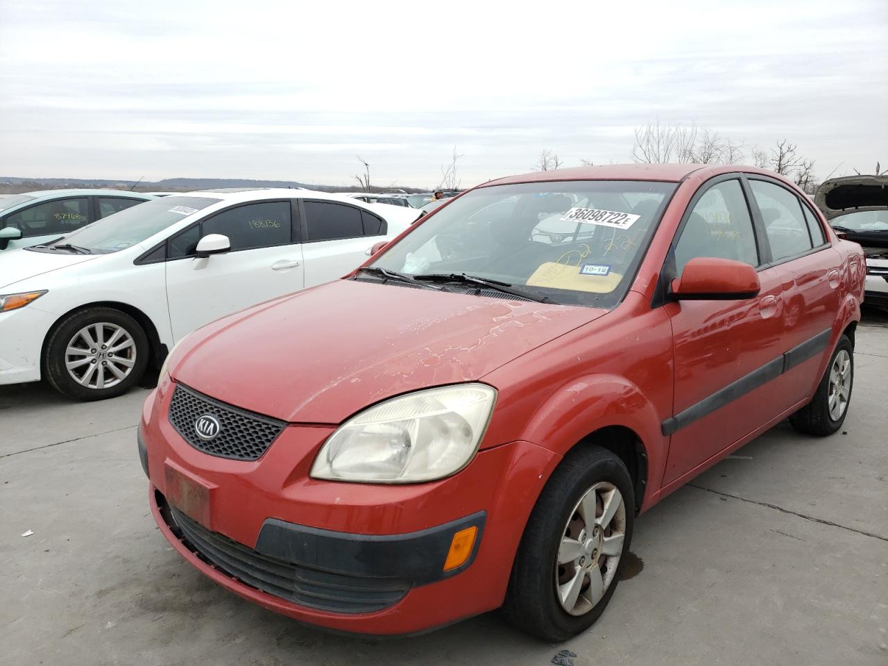 Photo 2 from auction – 2007 KIA RIO BASE with VIN KNADE123676218688