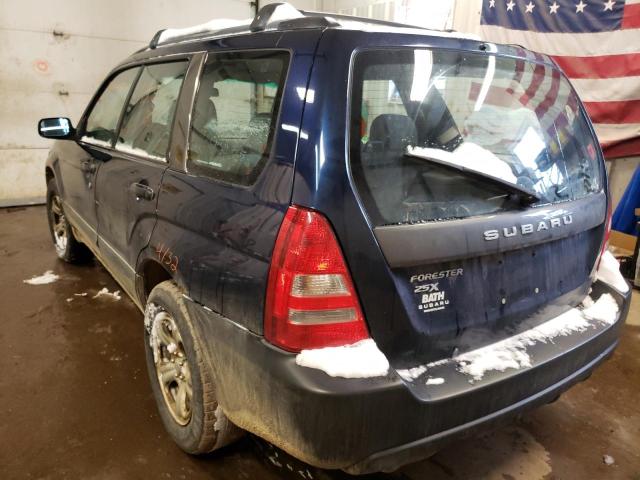 Photo 3 from auction – 2005 SUBARU FORESTER 2 with VIN JF1SG63685H750557