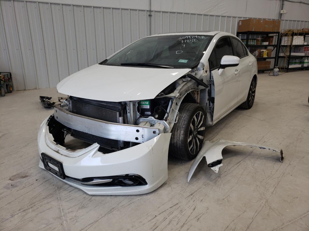 Photo 2 from auction – 2015 HONDA CIVIC EXL with VIN 19XFB2F90FE063539