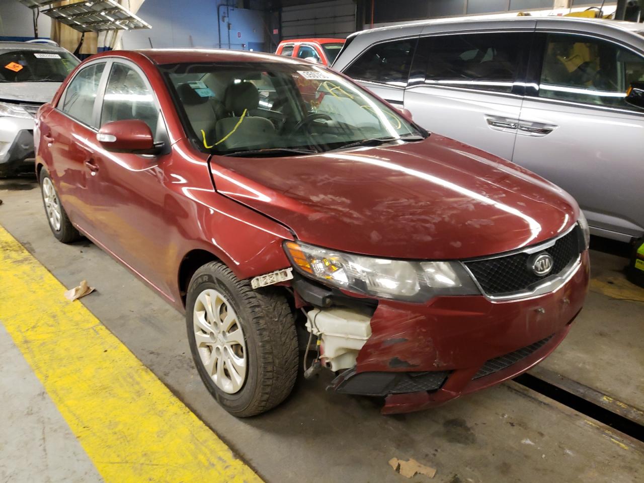 KIA FORTE EX 2010 with VIN KNAFU4A26A5100725 - Photo from auction