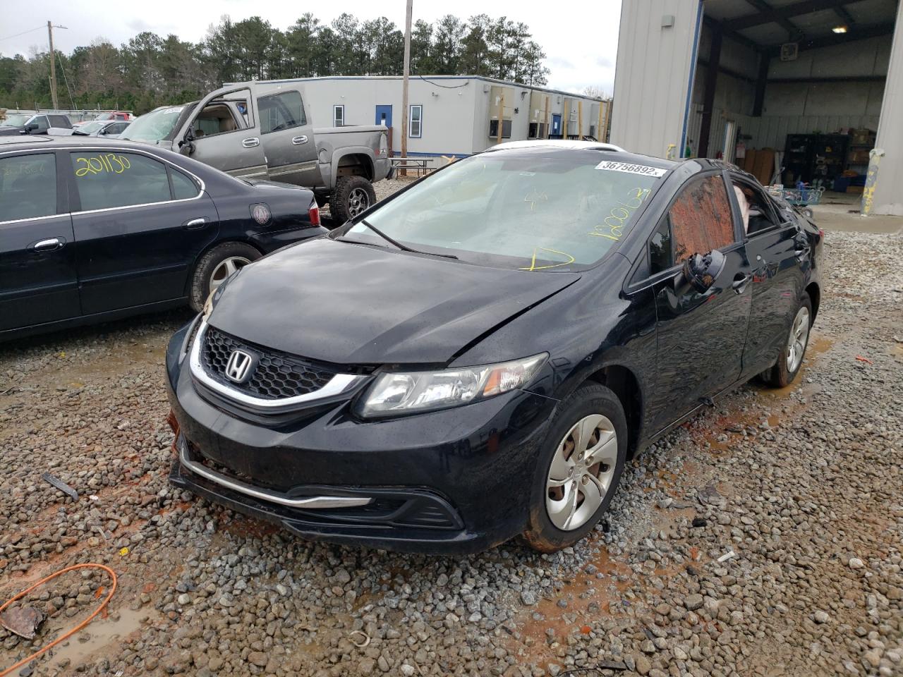 Photo 2 from auction – 2015 HONDA CIVIC LX with VIN 19XFB2F51FE102457