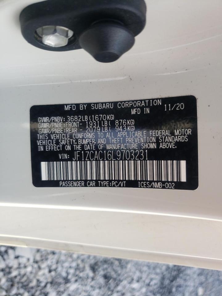 Photo 10 from auction – 2020 SUBARU BRZ LIMITE with VIN JF1ZCAC16L9703231
