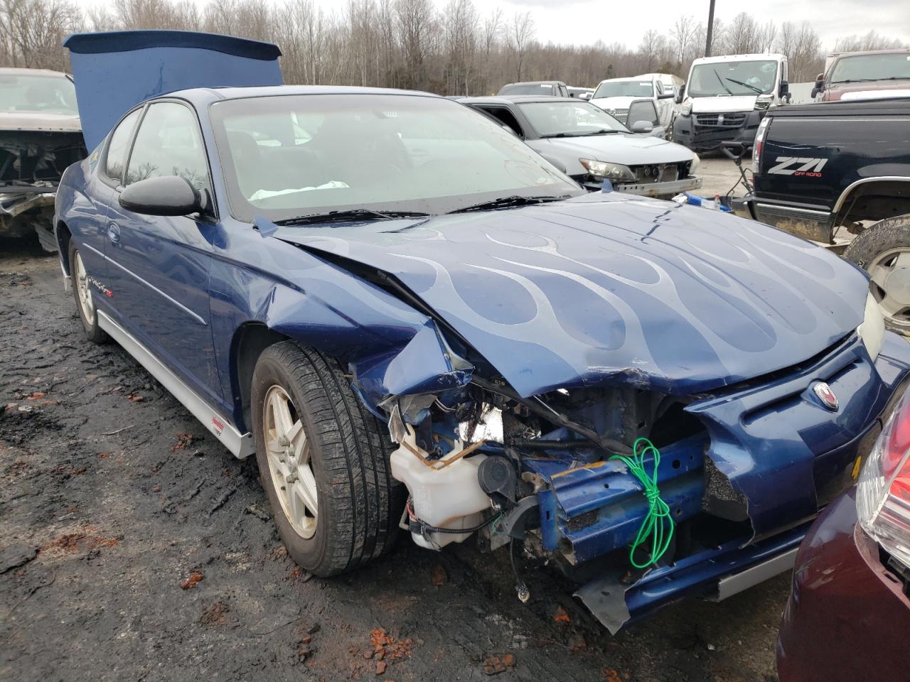 Photo 1 from auction – 2003 CHEVROLET MONTE CARL with VIN 2G1WX12K939347436