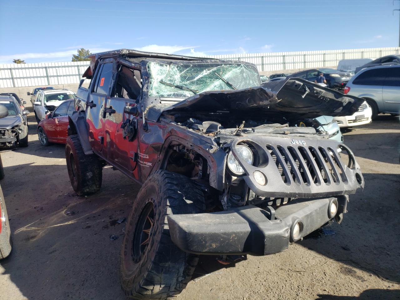 JEEP WRANGLER U 2018 with VIN 1C4BJWDG6JL812399 - Photo from auction