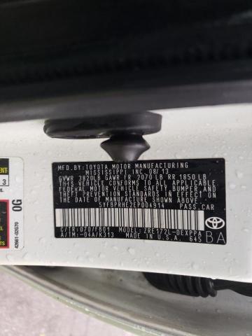 Photo 10 from auction – 2014 TOYOTA COROLLA EC with VIN 5YFBPRHE2EP004914