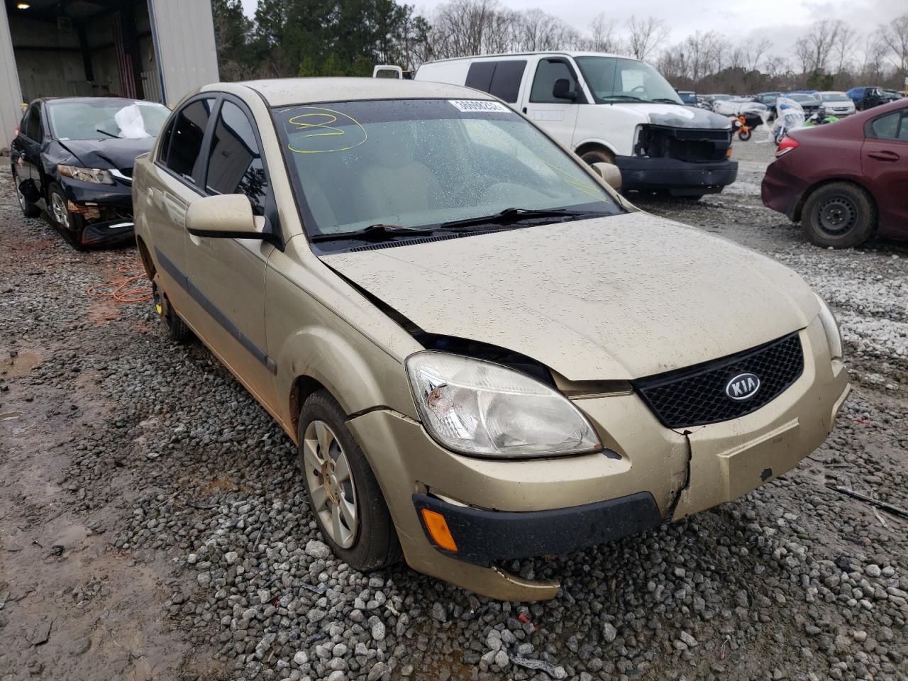 KIA RIO BASE 2007 with VIN KNADE123676211157 - Photo from auction