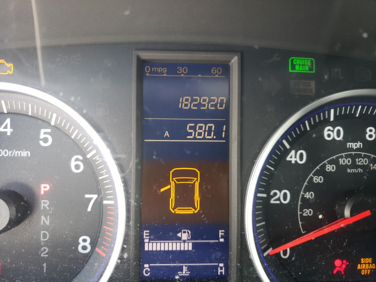 Photo 8 from auction – 2011 HONDA CR-V LX with VIN 5J6RE4H30BL033686