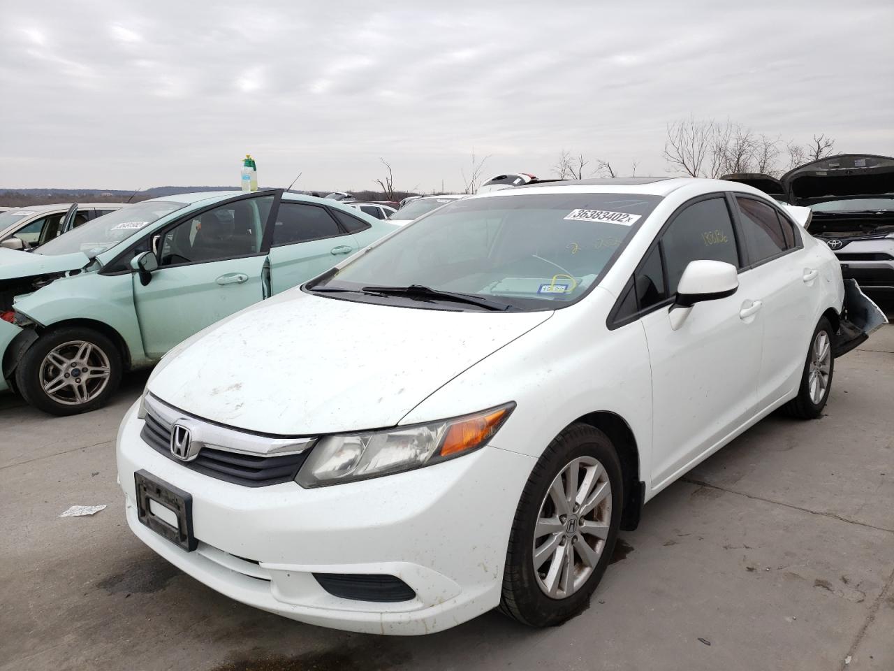 Photo 2 from auction – 2012 HONDA CIVIC EXL with VIN 19XFB2F90CE312174