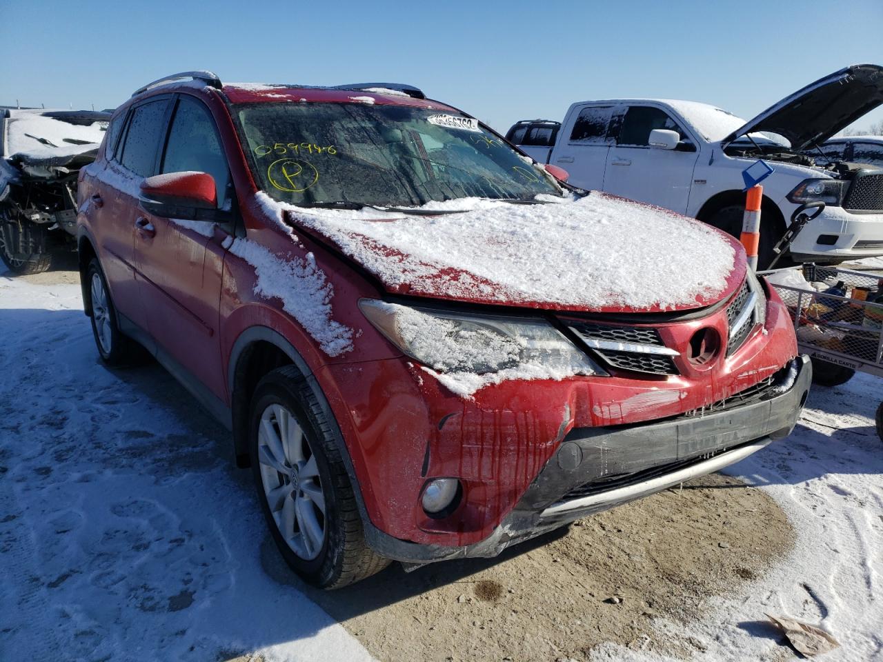 TOYOTA RAV4 LIMIT 2013 with VIN 2T3DFREV9DW059946 - Photo from auction