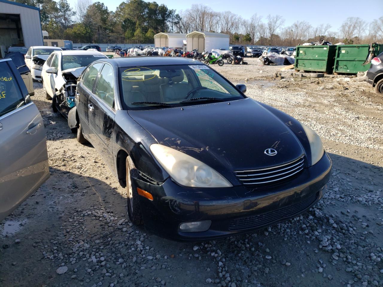 LEXUS ES 300 2002 with VIN JTHBF30G725029828 - Photo from auction