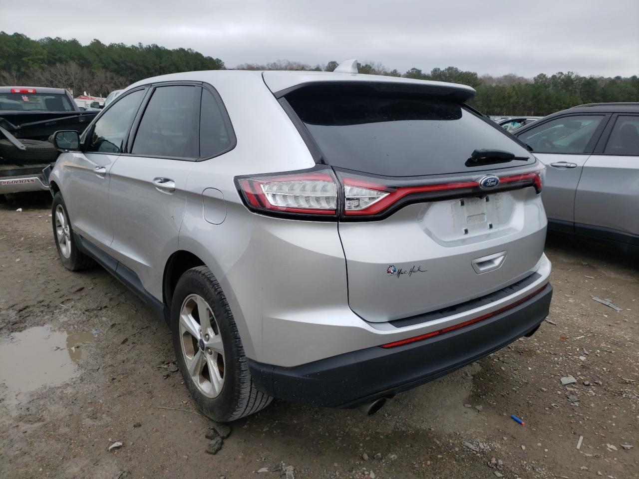 Photo 3 from auction – 2016 FORD EDGE SE with VIN 2FMPK3G9XGBB27924