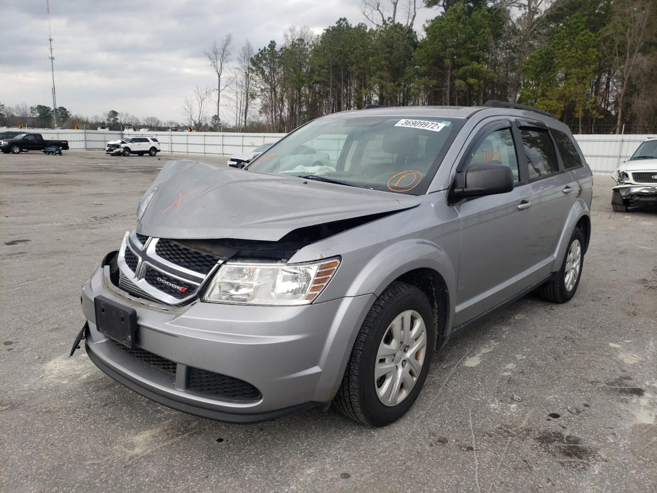 Photo 2 from auction – 2017 DODGE JOURNEY SE with VIN 3C4PDCAB3HT691656