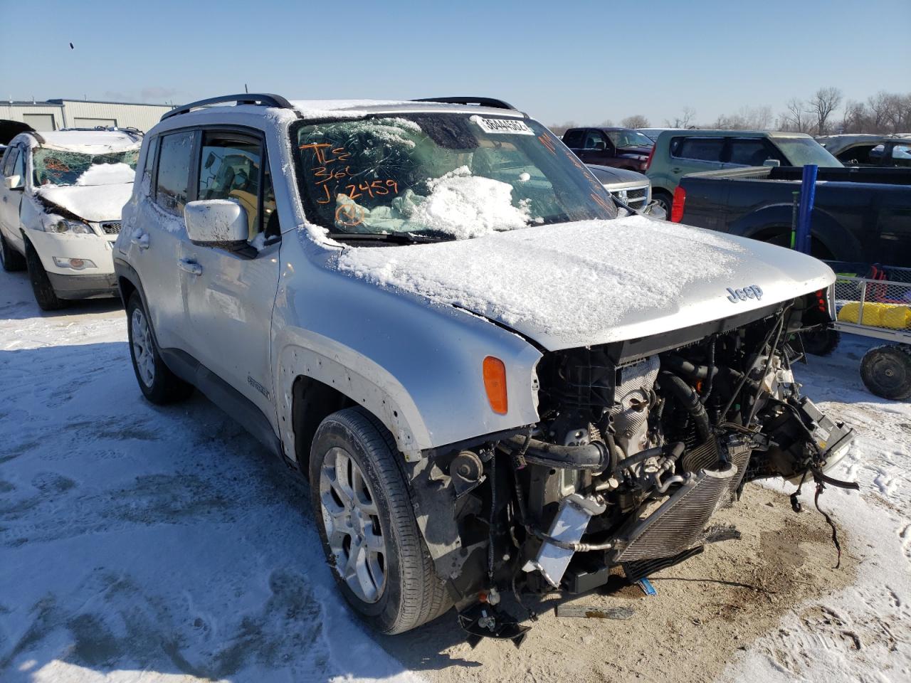 Photo 1 from auction – 2018 JEEP RENEGADE L with VIN ZACCJABB2JPJ62459