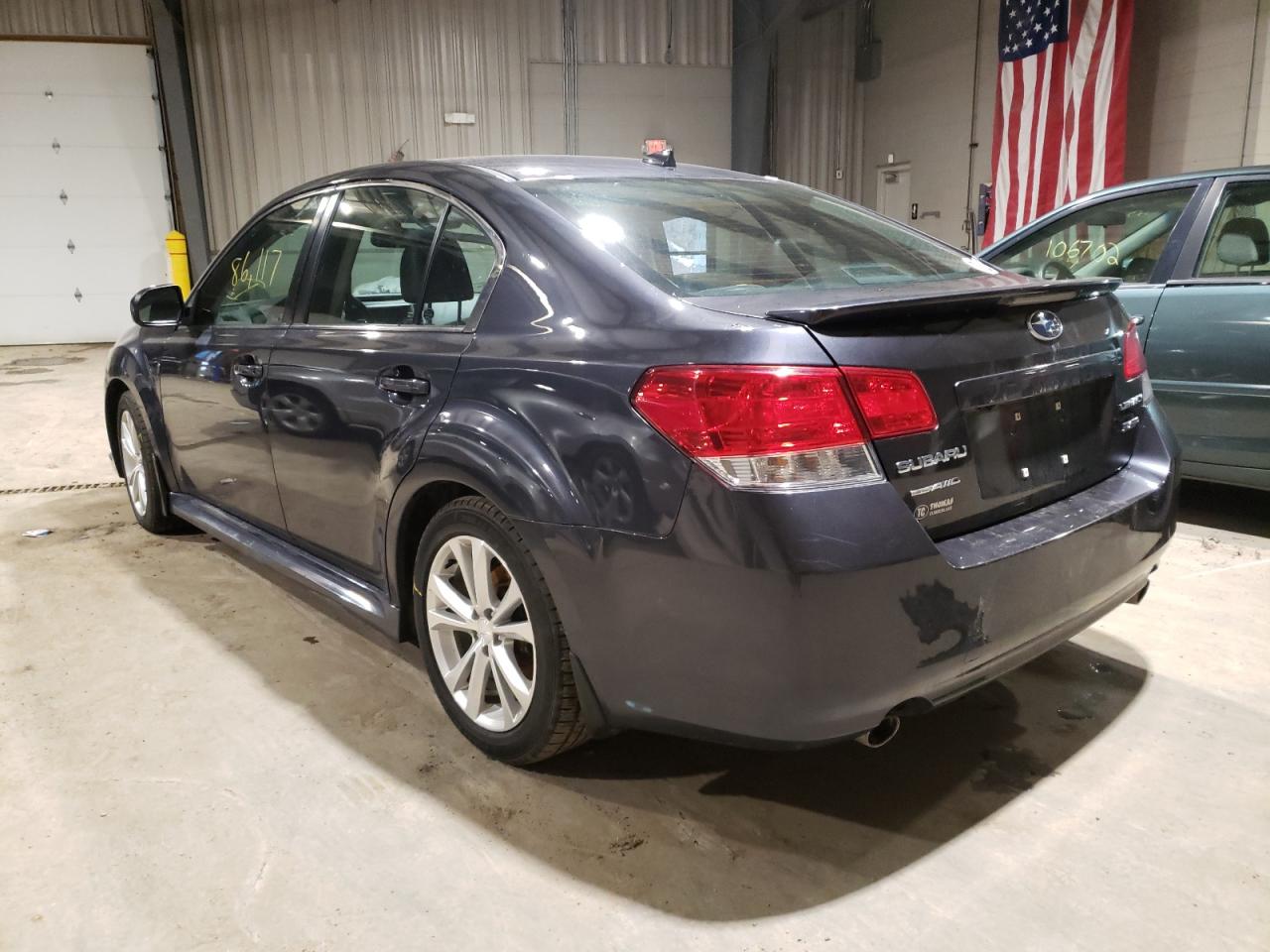 Photo 3 from auction – 2013 SUBARU LEGACY with VIN 4S3BMDP69D2013287